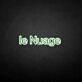 le Nuage' neon sign