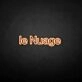 le Nuage' neon sign