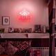 Red Jesus Text and White Cross Neon Sign Religious Event