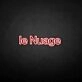 le Nuage' neon sign