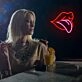 Red Lips Bedroom Wall Mounted Neon Sign Bold Accent