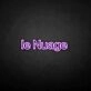 le Nuage' neon sign
