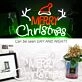 Santa Hat and Merry Christmas Neon Sign Holiday Cheer