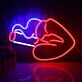 Smoking Mouth Neon Sign Bar Lounge