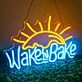 Sun Wake and Bake Neon Sign Relaxed Style