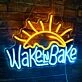 Sun Wake and Bake Neon Sign Relaxed Style