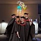 Throw Graduation Hats Neon Sign Celebration