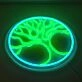 Towering Trees Neon Sign Nature Inspired