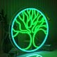 Towering Trees Neon Sign Nature Inspired