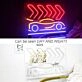 Traveling Cars Neon Sign Road Trip Theme