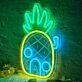 Wonderful Beckoning Pineapple Bedroom Neon Sign Tropical Vibes