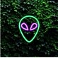 Brighten Your Space: Alien LED Neon Sign for Creative Home Decor, Cool Office Vibes, and Unique Party Atmospheres
