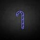 Marry Christmas Candy Cane Neon Sign