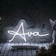 Brighten Up Any Space: Ava Name LED Neon Sign, Perfect for Weddings, Bars, and Home Decor.