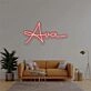 Brighten Up Any Space: Ava Name LED Neon Sign, Perfect for Weddings, Bars, and Home Decor.