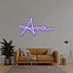 Brighten Up Any Space: Ava Name LED Neon Sign, Perfect for Weddings, Bars, and Home Decor.
