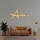 Brighten Up Any Space: Ava Name LED Neon Sign, Perfect for Weddings, Bars, and Home Decor.