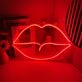 Brighten Up Your Bedroom, Office, or Glam Event with Back Plate Lips LED Neon Light.