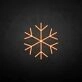 Marry Christmas Snowflake Neon Sign