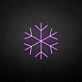 Marry Christmas Snowflake Neon Sign