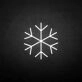 Marry Christmas Snowflake Neon Sign