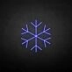 Marry Christmas Snowflake Neon Sign