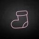 marry christmas-stocking2' neon sign