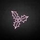 marry christmas mistletoe neon sign