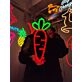 Brighten Up Your Kitchen, Café, or Farmer's Market Stall with the Charming Carrot LED Neon Sign.