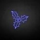 marry christmas mistletoe neon sign
