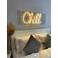 Brighten Your Living Spaces and Soirees: Chill for Home LED Neon Sign Perfect for Room Decor, Office Ambiance, and Festive Celebrations.