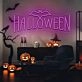 Happy Halloween neon sign