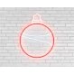 Bring festive cheer to your home, office, or holiday party with the Christmas Bauble LED Neon Sign.