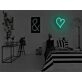 Brighten Your Wedding, Bar, and Home Ambiance with the Classic Heart LED Neon Sign.