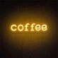 Brighten Your Café or Home Bar with the Coffee LED For Business Neon Sign - Perfect for Creating an Inviting Atmosphere at Parties or Gatherings.