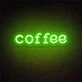 Brighten Your Café or Home Bar with the Coffee LED For Business Neon Sign - Perfect for Creating an Inviting Atmosphere at Parties or Gatherings.