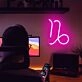 Brighten Your Nights: Constellation Capricorn LED Neon Sign for Home Decor, Weddings, and Bars