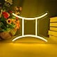 Brighten Up Your Bar, Office, and Home Decor with the Versatile Constellation Gemini LED Neon Sign.