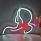 Bring Art to Life in Your Home, Office, or Party with the Creative Girls Drawing LED Wall Neon Sign