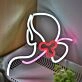 Bring Art to Life in Your Home, Office, or Party with the Creative Girls Drawing LED Wall Neon Sign