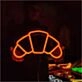 Brighten Your Bakery or Cafe Ambiance with the Charming Croissant LED Neon Sign: Perfect for Home Kitchens, Trendy Coffee Shops, and French Bistro Decor.