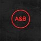 Custom Circle Initials A and B LED Neon Sign: Perfect for Weddings, Home Decor, and Trendy Bar Settings