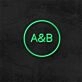 Custom Circle Initials A and B LED Neon Sign: Perfect for Weddings, Home Decor, and Trendy Bar Settings
