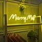 'Marry Me' Neon Sign