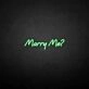 'Marry Me' Neon Sign