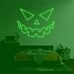 'Evil face' neon sign