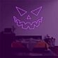 'Evil face' neon sign