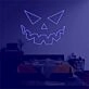 'Evil face' neon sign