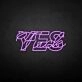 YES-fxxk' neon sign