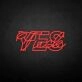 YES-fxxk' neon sign